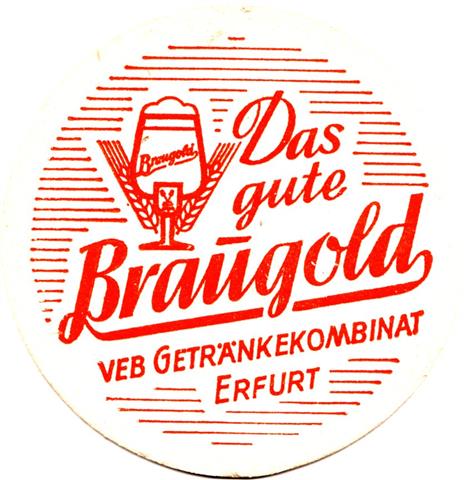 erfurt ef-th braugold veb rund 1a (215-getrnkekombinat-rot)